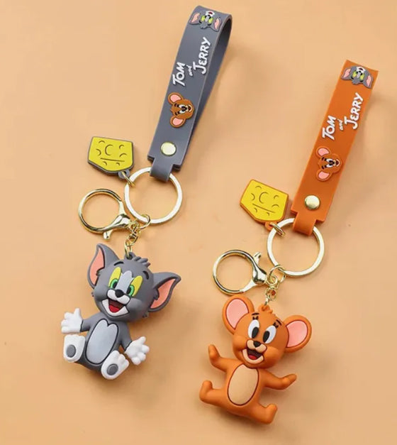 Tom and Jerry Keychain Set