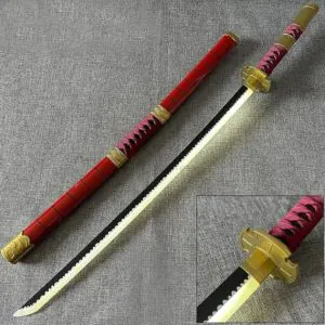 Anime Zoro Red Neon Katana