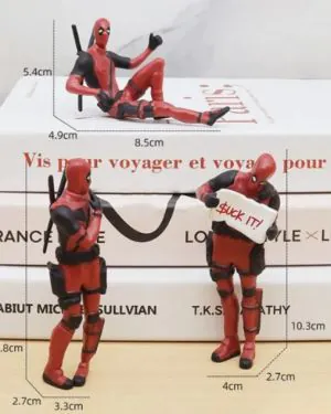 Deadpool 3pcs Set Action Figure