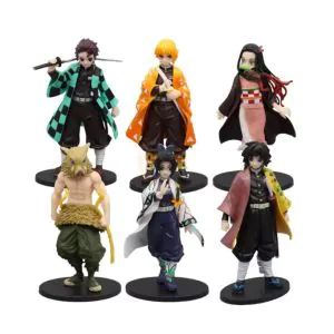 Demon Slayer 6pcs Character Set 15cm Action Figure