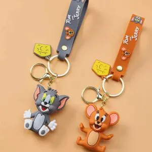 Tom and Jerry Keychain Set